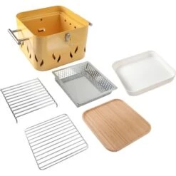 Tragbarer Grill Im Retrostyle 18 Tragbarer Grill Im Retrostyle -Gartenwelt Günstiges Geschäft 048126048458 AR01 060121 L