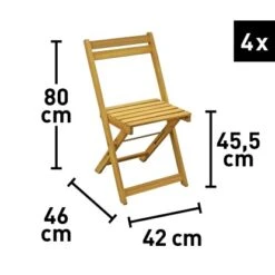 Balkonset Managua FSC® Teakoptik 5-teilig -Gartenwelt Günstiges Geschäft 048126609062 VM01 061020 L