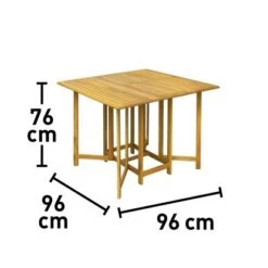 Balkonset Managua FSC® Teakoptik 5-teilig -Gartenwelt Günstiges Geschäft 048126609062 VM02 061020 L