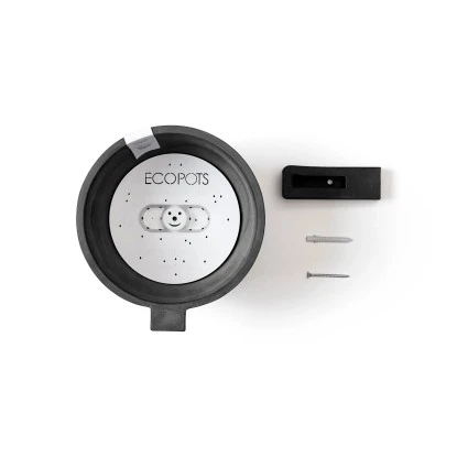 Ecopots Pflanztopf Amsterdam Wall Dunkelgrau 20 Cm X 17,5 Cm 3 Ecopots Pflanztopf Amsterdam Wall Dunkelgrau 20 Cm X 17,5 Cm – Bild 3