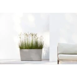 Ecopots Pflanztopf Paris Rollen Braungrau 100 Cm X 40 Cm X 50 Cm -Gartenwelt Günstiges Geschäft 100 ParisWheels100Taupe 90