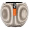 Capi Pflanztopf Groove Kugel Elfenbein 18 Cm X 15 Cm