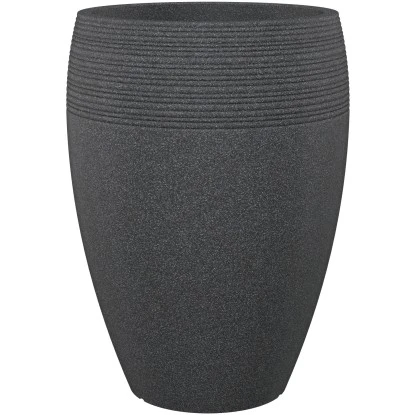 Scheurich Pflanzgefäß Lineo High Ø 39 Cm Schwarz Granit 1 Scheurich Pflanzgefäß Lineo High Ø 39 Cm Schwarz Granit