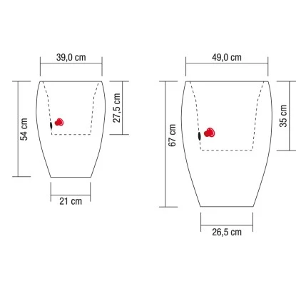 Scheurich Pflanzgefäß Lineo High Ø 39 Cm Schwarz Granit 10 Scheurich Pflanzgefäß Lineo High Ø 39 Cm Schwarz Granit – Bild 10