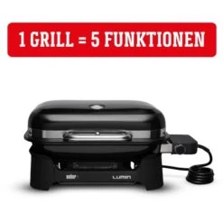 Weber Elektrogrill Lumin Crimson Red - Modern, Praktisch Und Leistungsstark -Gartenwelt Günstiges Geschäft 1201268 01