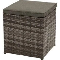 Lounge-Set Mit Esstisch Vermont 5-teilig Polyrattan Rechts Shadow Earth -Gartenwelt Günstiges Geschäft 124987049 S02 180917 RET01