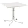 Tisch Boulevard Quadratisch 80 X 80 Cm Weiß