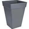 Elho Blumentopf Loft Urban Eckig Hoch 30 Cm X 30 Cm Anthrazit