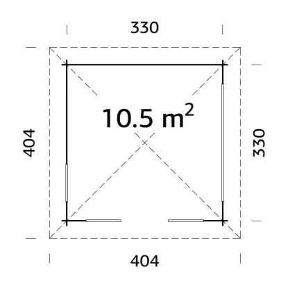 Palmako Holz-Pavillon Julie Natur Unbehandelt 330 Cm X 330 Cm Inkl. Fußboden 2 Palmako Holz-Pavillon Julie Natur Unbehandelt 330 Cm X 330 Cm Inkl. Fußboden – Bild 2