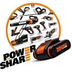 Worx Akku-Rasentrimmer WG163E.9 PowerShare 20 V Solo 8 Worx Akku-Rasentrimmer WG163E.9 PowerShare 20 V Solo -Gartenwelt Günstiges Geschäft 163434 2974 3