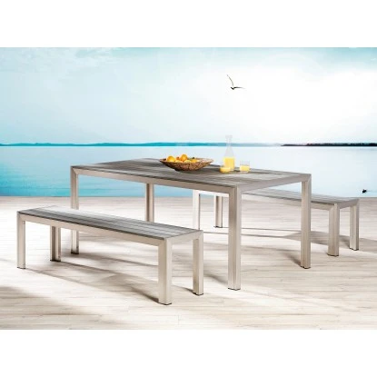 Gartenmöbel-Set Seattle Silber-Anthrazit 1 Gartenmöbel-Set Seattle Silber-Anthrazit