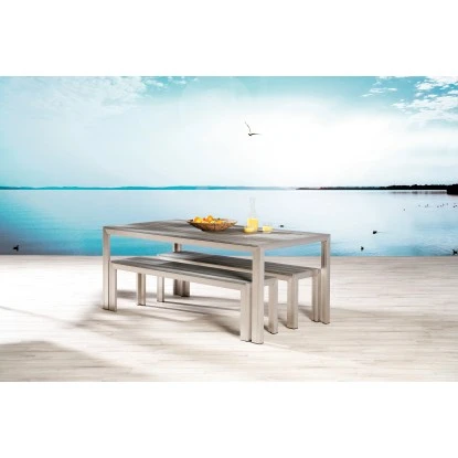 Gartenmöbel-Set Seattle Silber-Anthrazit 2 Gartenmöbel-Set Seattle Silber-Anthrazit – Bild 2