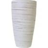 Vase Lava-ConicaØ 19 Cm X 35 Cm Creme-Marmorisiert