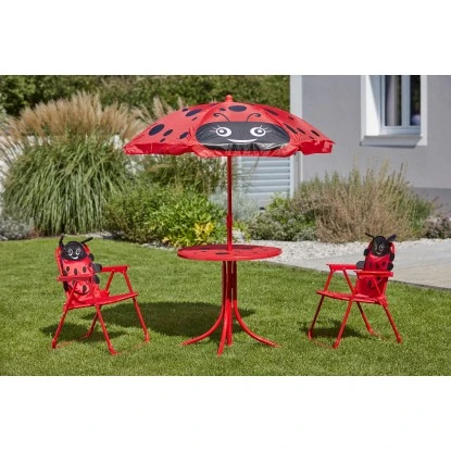 Kinder Gartenmöbel-Set Marienkäfer 1 Kinder Gartenmöbel-Set Marienkäfer