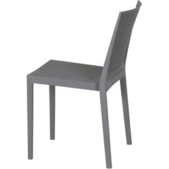 Siena Garden Square Stapelstuhl 56 Cm X 46 Cm X 80 Cm Grau -Gartenwelt Günstiges Geschäft 251941 1346 S 4