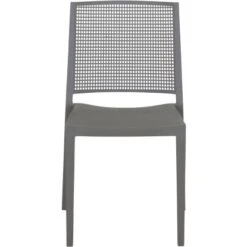 Siena Garden Square Stapelstuhl 56 Cm X 46 Cm X 80 Cm Grau -Gartenwelt Günstiges Geschäft 251941 1346 S 5