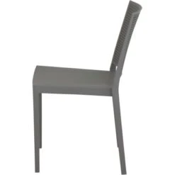 Siena Garden Square Stapelstuhl 56 Cm X 46 Cm X 80 Cm Grau -Gartenwelt Günstiges Geschäft 251941 1346 S 6