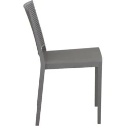 Siena Garden Square Stapelstuhl 56 Cm X 46 Cm X 80 Cm Grau -Gartenwelt Günstiges Geschäft 251941 1346 S 8