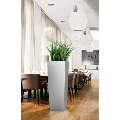 Lechuza Pflanzgefäß Cubico Alto Premium 40 Cm X 40 Cm Silber Metallic 4 Lechuza Pflanzgefäß Cubico Alto Premium 40 Cm X 40 Cm Silber Metallic – Bild 4