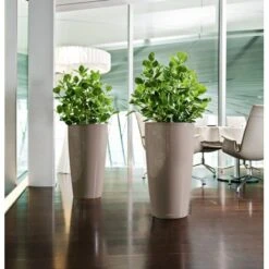 Lechuza Pflanzgefäß Rondo Premium Ø 33 Cm X 56 Cm Taupe Hochglanz 9 Lechuza Pflanzgefäß Rondo Premium Ø 33 Cm X 56 Cm Taupe Hochglanz -Gartenwelt Günstiges Geschäft 261960 4186 4