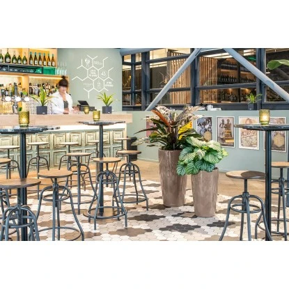 Lechuza Pflanzgefäß Rondo Premium Ø 33 Cm X 56 Cm Taupe Hochglanz 6 Lechuza Pflanzgefäß Rondo Premium Ø 33 Cm X 56 Cm Taupe Hochglanz – Bild 6