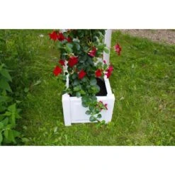 KHW Pflanzkasten Klein Mit Spalier Weiß -Gartenwelt Günstiges Geschäft 2749075 4164 7