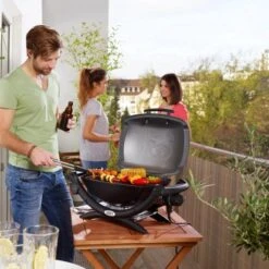 Weber Elektro-Tischgrill Q 1400 Dark Grey Mit 2.200 W -Gartenwelt Günstiges Geschäft 3046091 A01