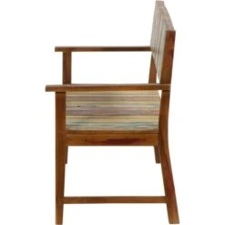 Siena Garden Palu 2er Bank Natur 124x60x90 Cm FSC® -Gartenwelt Günstiges Geschäft 316944 C36426 3