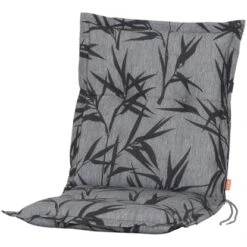 Siena Garden Xora Auflage Zu Sessel Bambus Grau Ca. 100x48x8 Cm