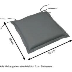 Indoba® 6 X Sitzkissen Premium 95°C Vollwaschbar Grau 50x50 Cm 9 Indoba® 6 X Sitzkissen Premium 95°C Vollwaschbar Grau 50x50 Cm -Gartenwelt Günstiges Geschäft 356816 11001300 05