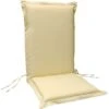 Indoba® Sitzauflage Hochlehner Premium 95°C Vollwaschbar Beige 120x50 Cm