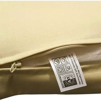 Indoba® Sitzauflage Hochlehner Premium 95°C Vollwaschbar Beige 120x50 Cm 4 Indoba® Sitzauflage Hochlehner Premium 95°C Vollwaschbar Beige 120x50 Cm – Bild 4