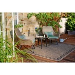 Balkonmöbel-Set Aliceville 3-teilig Polyrattan Grün-Grau 19 Balkonmöbel-Set Aliceville 3-teilig Polyrattan Grün-Grau -Gartenwelt Günstiges Geschäft 395294 Retro16