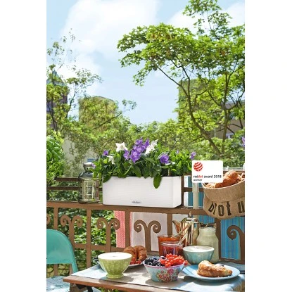 Lechuza Pflanz-Starterset Cube Color Triple 15 X 15 X 40,5 Cm Weiß 5 Lechuza Pflanz-Starterset Cube Color Triple 15 X 15 X 40,5 Cm Weiß – Bild 5