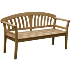 Landhausbank 3-Sitzer Eiche Geölt -Gartenwelt Günstiges Geschäft 4012379600404 4401 frei