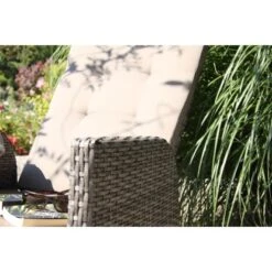 Acamp Set 2x Armsessel Ciro 58 Cm X 58 Cm X 108 Cm Grau-Taupe -Gartenwelt Günstiges Geschäft 4013556401333 3185 04