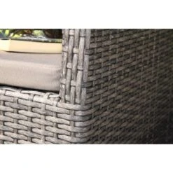 Acamp Set 2x Armsessel Ciro 58 Cm X 58 Cm X 108 Cm Grau-Taupe -Gartenwelt Günstiges Geschäft 4013556401333 3186 05