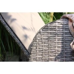 Acamp Set 2x Armsessel Ciro 58 Cm X 58 Cm X 108 Cm Grau-Taupe -Gartenwelt Günstiges Geschäft 4013556401333 3187 06