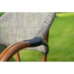 Acamp Set 4x Sessel Maui 1x Tisch Maui Ø 70 Cm Bambus-Cappuccino -Gartenwelt Günstiges Geschäft 4013556501323 4178 03