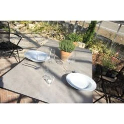 Acamp Set 4x Stapelsessel Alpha Rope 1x Glastisch Alpha Anthrazit-Cemento 18 Acamp Set 4x Stapelsessel Alpha Rope 1x Glastisch Alpha Anthrazit-Cemento -Gartenwelt Günstiges Geschäft 4013556561570 4316 06