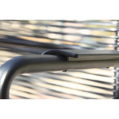 Acamp Set 4x Stapelsessel Alpha Rope 1x Glastisch Alpha Anthrazit-Cemento 11 Acamp Set 4x Stapelsessel Alpha Rope 1x Glastisch Alpha Anthrazit-Cemento – Bild 11