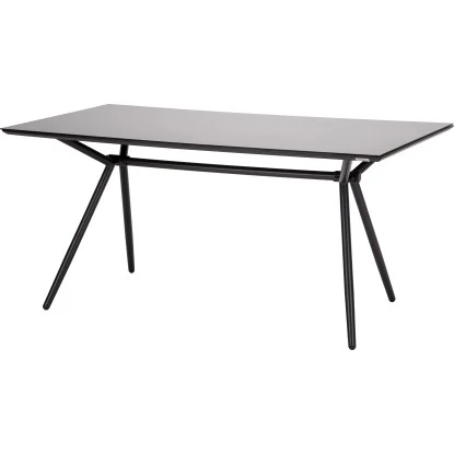 Acamp Set 4x Stapelsessel Alpha Rope 1x Glastisch Alpha Anthrazit-Cemento 2 Acamp Set 4x Stapelsessel Alpha Rope 1x Glastisch Alpha Anthrazit-Cemento – Bild 2