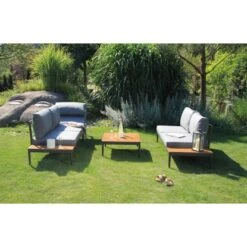 Acamp Loungegruppe Paros Anthrazit-Teak FSC® 20 Acamp Loungegruppe Paros Anthrazit-Teak FSC® -Gartenwelt Günstiges Geschäft 4013556562706 4380 03