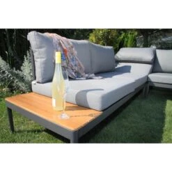 Acamp Loungegruppe Paros Anthrazit-Teak FSC® 25 Acamp Loungegruppe Paros Anthrazit-Teak FSC® -Gartenwelt Günstiges Geschäft 4013556562706 4384 07