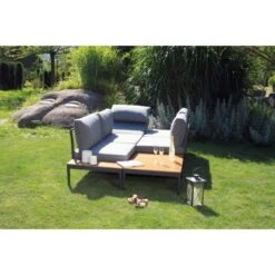 Acamp Loungegruppe Paros Anthrazit-Teak FSC® 35 Acamp Loungegruppe Paros Anthrazit-Teak FSC® -Gartenwelt Günstiges Geschäft 4013556562706 4395 18