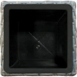 Pflanzkasten Cube 38 Cm X 38 Cm X 38 Cm Wave -Gartenwelt Günstiges Geschäft 4048121185967 S02 081119 L