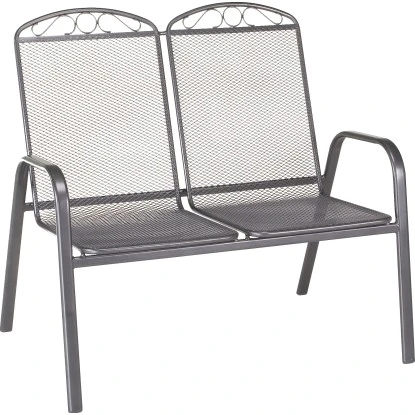 Gartenbank Sacramento II 2-Sitzer 99 Cm X 106 Cm X 71 Cm Grau 1 Gartenbank Sacramento II 2-Sitzer 99 Cm X 106 Cm X 71 Cm Grau