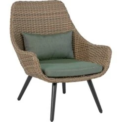 Balkonmöbel-Set Aliceville 3-teilig Polyrattan Grün-Grau 22 Balkonmöbel-Set Aliceville 3-teilig Polyrattan Grün-Grau -Gartenwelt Günstiges Geschäft 4048124977651 S02 250618