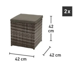 Lounge-Set Mit Esstisch Vermont 5-teilig Polyrattan Rechts Shadow Earth -Gartenwelt Günstiges Geschäft 4048124987049 VM03 280219