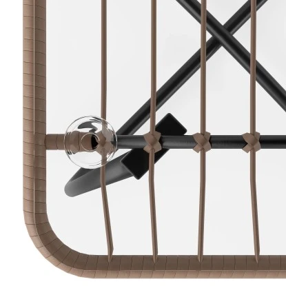 Balkonmöbel-Set Willmar 3-teilig Polyrattan Beige 6 Balkonmöbel-Set Willmar 3-teilig Polyrattan Beige – Bild 6